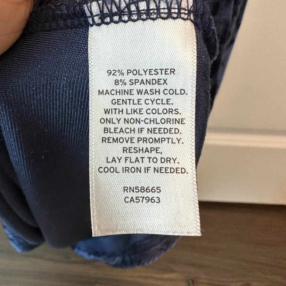 Harper Canyon Girls Blue Velvet Dress (Size 7)